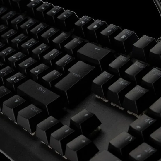 Porodo Gaming Full-Size Mechanical Keyboard With Lighting - Black